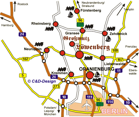 Karte: (c) C&D-Design